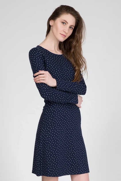 Жіноча темно-синя сукня Gant L 4204349 - изображение 3
