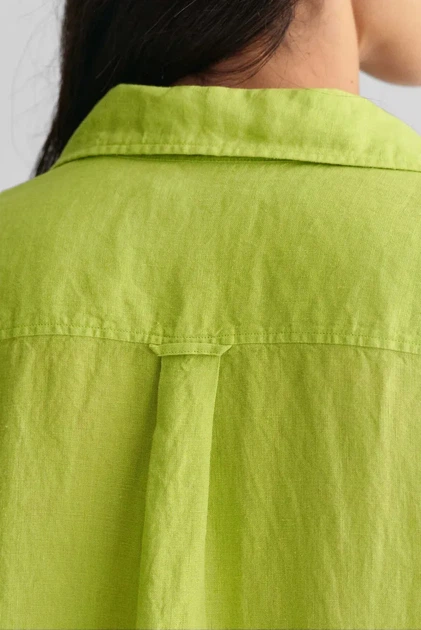 Жіноча салатова лляна сукня REL SS LINEN CAFTAN Gant 38 4503318 - изображение 5