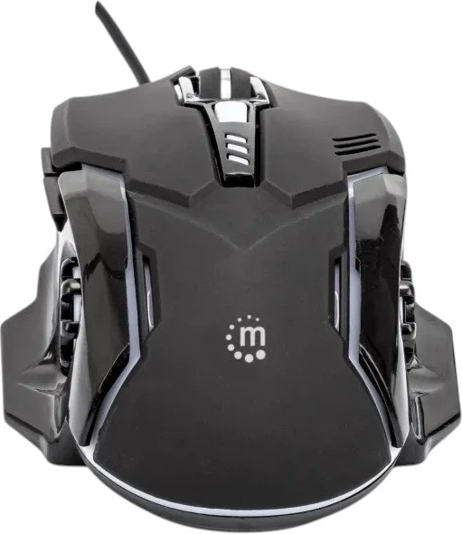 Mysz Manhattan RGB LED Optical Gaming Mouse USB Black (766623179256) - obraz 2