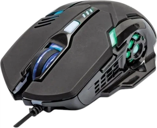 Mysz Manhattan RGB LED Optical Gaming Mouse USB Black (766623179256) - obraz 4
