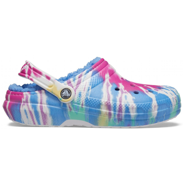 Детские зимние кроксы Crocs Classic Kids Lined Tie Dye Clog 34 р 20.9-21.7 см 206991-J3 Blue/Multi - Фото 1 Детские зимние кроксы Crocs Classic Kids Lined Tie Dye Clog 34 р 20.9-21.7 см 206991-J3 Blue/Multi - изображение 1
