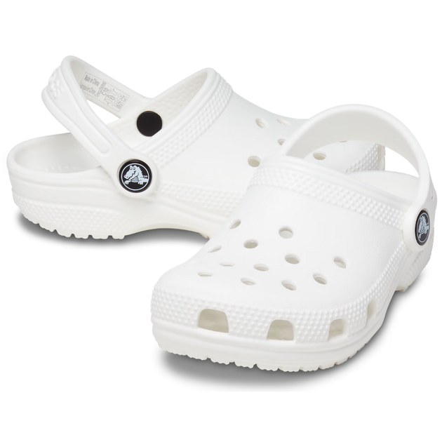 Сабо Crocs Classic Kids Clog 24 р 13.2-14.0 см Детские Белые 206991-C7 White - Фото 3 Сабо Crocs Classic Kids Clog 24 р 13.2-14.0 см Детские Белые 206991-C7 White - изображение 3
