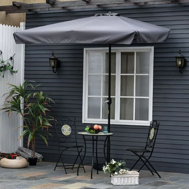 Parasol ogrodowy ModernHome by Multistore MultiGarden SL-UM019 DARK GREY - obraz 6