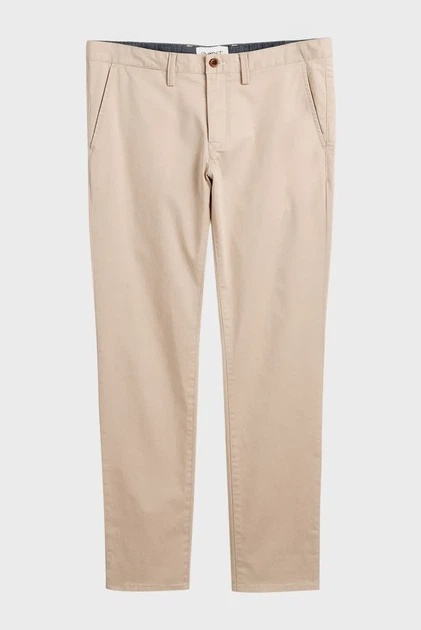 Чоловічі бежеві чіноси SLIM TWILL CHINOS Gant 31-32 1505221 - зображення 5
