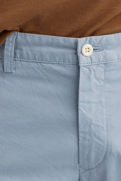Чоловічі блакитні чіноси HALLDEN SUNFADED CHINOS Gant 30 1500368 - изображение 5