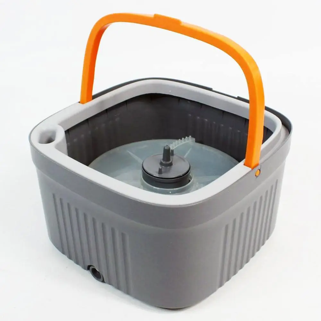 Комплект швабра с ведром для мытья полов Mop with bucket K10, с отжимом / Складная швабра - изображение 5