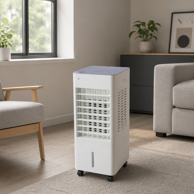 Портативный кондиционер MFG-201 с пультом, до 35 м², мобильный охладитель воздуха + 4 аккумулятора - изображение 4