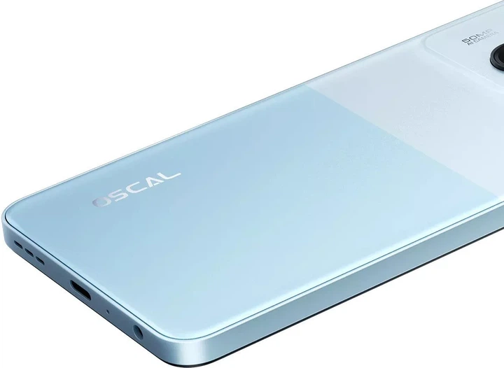 Смартфон 6.75" Oscal MODERN 8 8/256Gb 4G 2-SIM 8 ядра Android 13 Ripple Blue - изображение 2