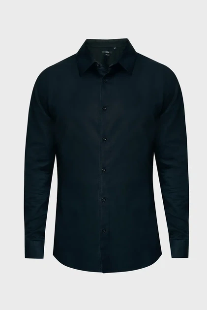 Чоловіча чорна сорочка Mexx M MF007202443M - изображение 5