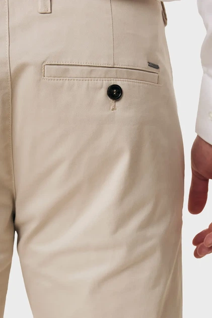 Чоловічі бежеві чіноси CRAIG Garment dye chino pants Mexx 36 MF007000751M - изображение 4