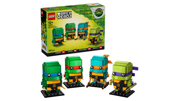 Конструктор Lego Teenage Mutant Ninja Turtles Figures BrickHeadz 40878 - Фото 2 Конструктор Lego Teenage Mutant Ninja Turtles Figures BrickHeadz 40878 - изображение 2