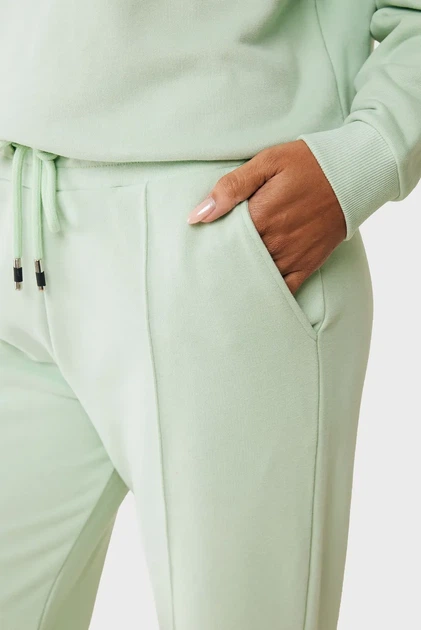 Жіночі м'ятні спортивні штани Straight leg sweatpants Mexx S MF007001251W - Фото 4 Жіночі м'ятні спортивні штани Straight leg sweatpants Mexx S MF007001251W - изображение 4