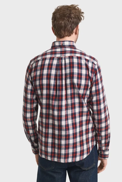 Чоловіча картата сорочка WINDBLOWN Gant S 3250242 - Фото 3 Чоловіча картата сорочка WINDBLOWN Gant S 3250242 - изображение 3