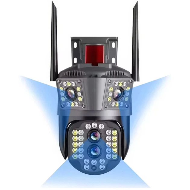 Камера видеонаблюдения WiFi для дома 360° с тремя объективами PTZ 3L-V33 (см11862) - Фото 8 Камера видеонаблюдения WiFi для дома 360° с тремя объективами PTZ 3L-V33 (см11862) - изображение 8