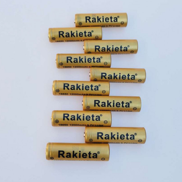 Літій-іонний акумулятор батарейка 18650 12000 мАч 3,7В Rakieta 1шт (см11800) - зображення 5