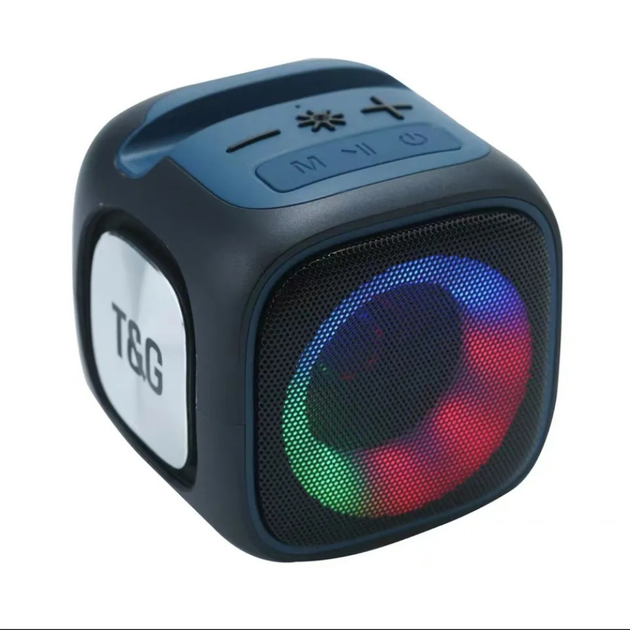 Bluetooth колонка с RGB подсветкой подставкой для телефона от USB (см11921) - изображение 3