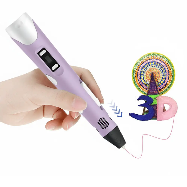 3D ручка с планшетом для рисования от сети и трафаретами 3DPEN-6 (см1185103) - изображение 6