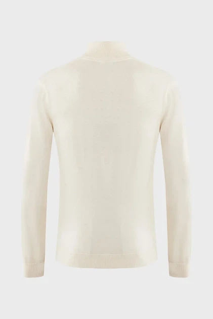 Чоловіча бежева кофта MATEO Premium knit sweater half zip Mexx XL MF006601451M - изображение 6