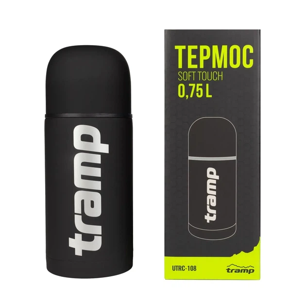 Термос Tramp Soft Touch 0,75 л чорний UTRC-108-black - Фото 4 Термос Tramp Soft Touch 0,75 л чорний UTRC-108-black - изображение 4