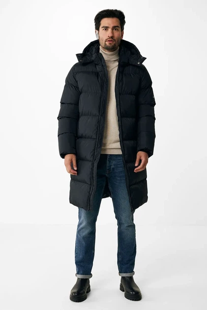 Чоловіча чорна куртка Mexx S MF006800443M - изображение 2