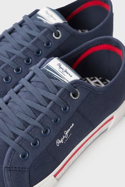 Чоловічі темно-сині кеди BRADY MEN BASIC Pepe Jeans 45 PMS30816 - изображение 2