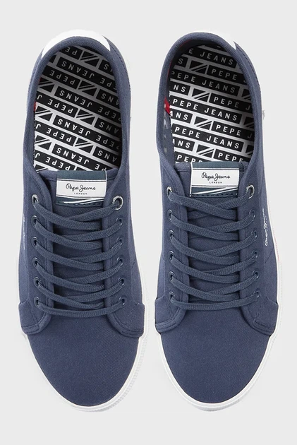 Чоловічі темно-сині кеди BRADY MEN BASIC Pepe Jeans 45 PMS30816 - изображение 4