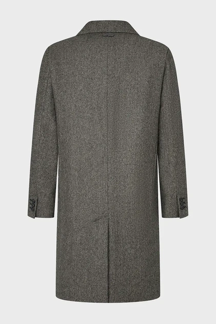 Чоловіче сіре пальто з візерунком TOLSON Pepe Jeans S PM403024 - зображення 6