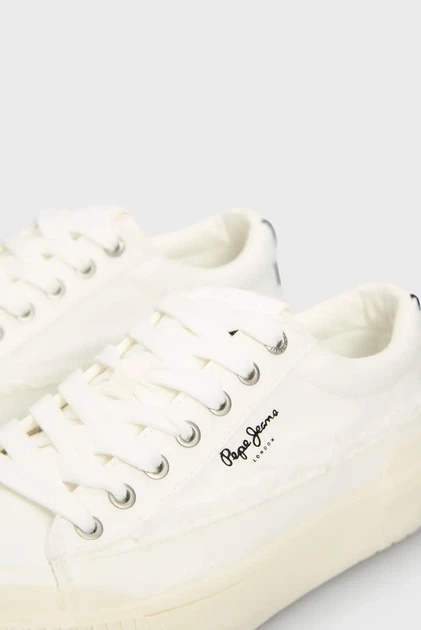 Жіночі білі джинсові кеді BEN FRESH W Pepe Jeans 37 PLS31589 - зображення 2