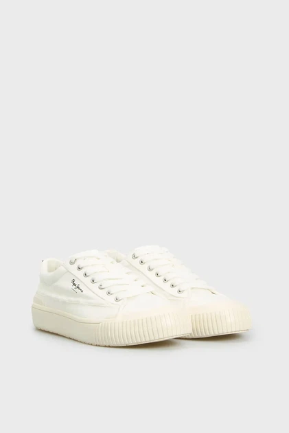 Жіночі білі джинсові кеді BEN FRESH W Pepe Jeans 37 PLS31589 - зображення 3