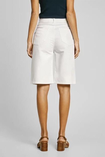 Жіночі білі джинсові шорти BERMUDA SHORT UHW WHT Pepe Jeans 25 PL801181 - Фото 3 Жіночі білі джинсові шорти BERMUDA SHORT UHW WHT Pepe Jeans 25 PL801181 - зображення 3