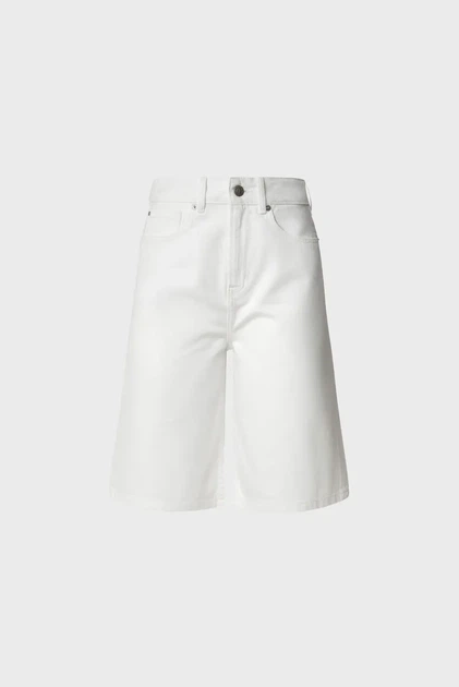 Жіночі білі джинсові шорти BERMUDA SHORT UHW WHT Pepe Jeans 25 PL801181 - Фото 5 Жіночі білі джинсові шорти BERMUDA SHORT UHW WHT Pepe Jeans 25 PL801181 - зображення 5