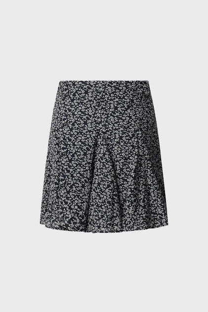 Жіноча темно-синя спідниця з узором CASSANDRA Pepe Jeans XS PL901196 - Фото 6 Жіноча темно-синя спідниця з узором CASSANDRA Pepe Jeans XS PL901196 - зображення 6