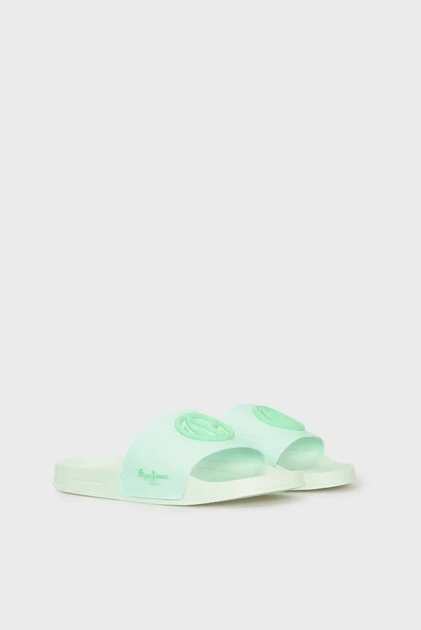 Жіночі м'ятні слайдери SLIDER BRAND W Pepe Jeans 38 PLS70159 - зображення 3