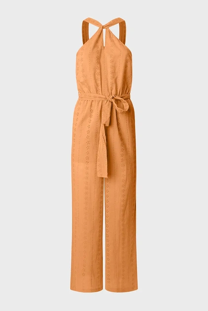 Жіночий помаранчевий комбінезон EDITH Pepe Jeans XS PL230514 - Фото 5 Жіночий помаранчевий комбінезон EDITH Pepe Jeans XS PL230514 - изображение 5