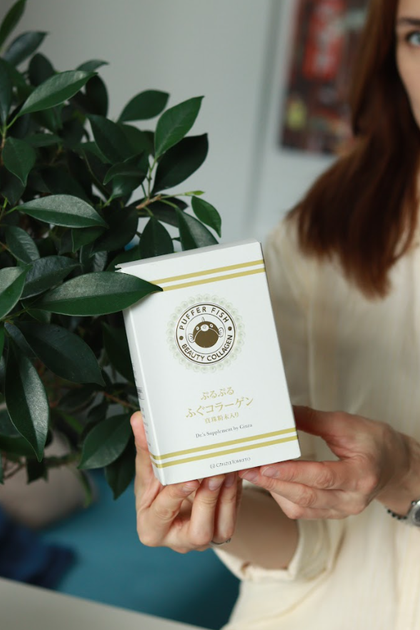 GINZA TOMATO Puffer Fish Beauty Collagen преміальний колаген з риби-фугу та пудрою перлин (30 стіків) - изображение 3