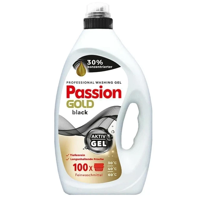 PASSION GOLD гель для чорних промов 100 прань 4 л - Фото 1 PASSION GOLD гель для чорних промов 100 прань 4 л - зображення 1