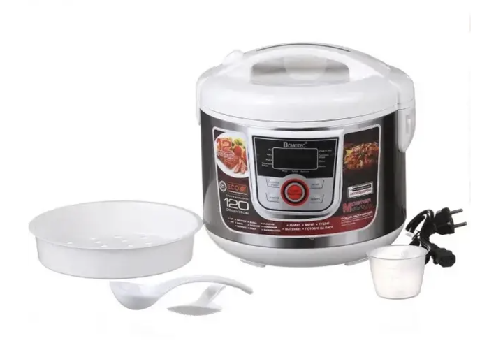Мультиварка DOMOTEC MS-7727 White ∙ Мультиварка DOMOTEC MS-7727 для дома и кулинарии 57391/00 - изображение 3