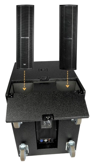 Aktywny system nagłośnieniowy V-Tone BOOSTER 760W RMS wzmacniacz DSP 2x1000W (5908249823860) - obraz 5