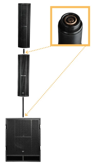 Aktywny system nagłośnieniowy V-Tone BOOSTER 760W RMS wzmacniacz DSP 2x1000W (5908249823860) - obraz 7
