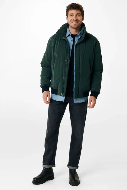 Чоловіча зелена куртка Mexx S MF006801143M - Фото 4 Чоловіча зелена куртка Mexx S MF006801143M - изображение 4