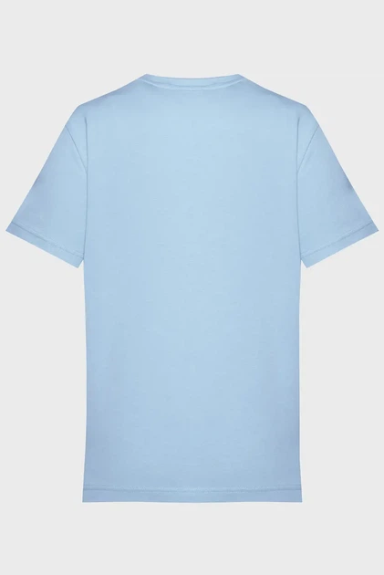 Жіноча блакитна футболка REG TONAL SHIELD SS T-SHIRT Gant XS 4200262 - Фото 2 Жіноча блакитна футболка REG TONAL SHIELD SS T-SHIRT Gant XS 4200262 - изображение 2