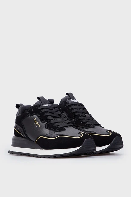 Жіночі чорні кросівки BLUR SUPRA Pepe Jeans 37 PLS60012 - зображення 3