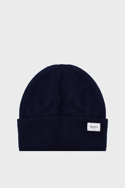 Жіноча темно-синя шапка YELA Pepe Jeans - PL040360 - Фото 1 Жіноча темно-синя шапка YELA Pepe Jeans - PL040360 - изображение 1