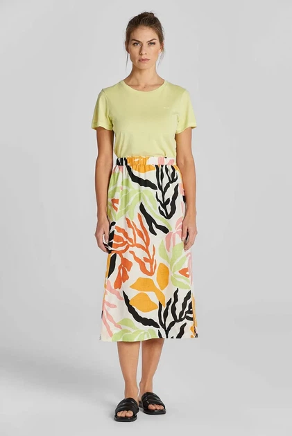 Жіноча лляна спідниця з візерунком REL MID PALM PRINT LINEN Gant 36 4400129 - Фото 3 Жіноча лляна спідниця з візерунком REL MID PALM PRINT LINEN Gant 36 4400129 - изображение 3