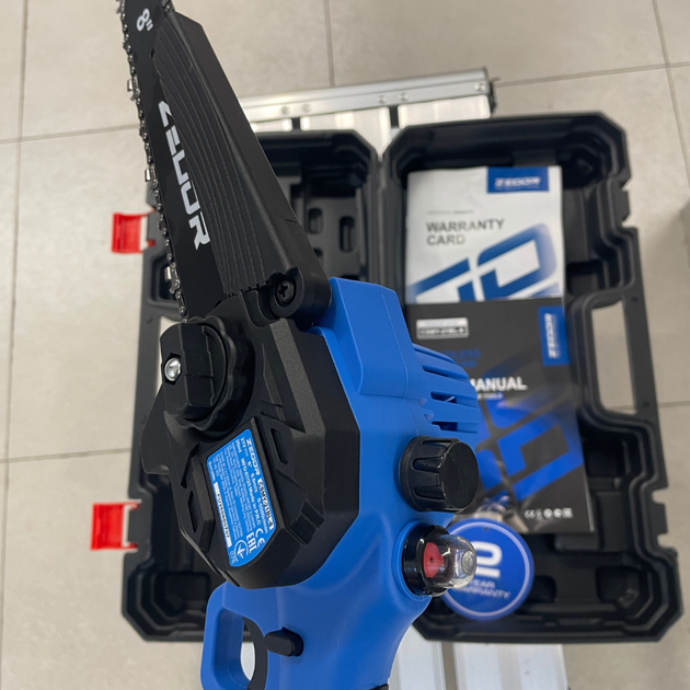 Электропила аккумуляторная Zegor CSMY-21BL-8 21 В 8"/203 мм Тушка (Без АКБ) - изображение 3