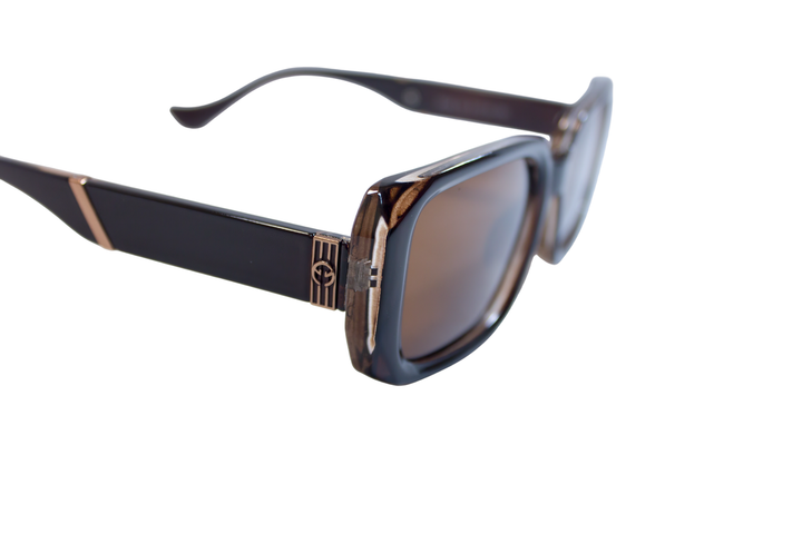 Жіночі сонцезахисні окуляри polarized, коричневі P356-2 - Фото 3 Жіночі сонцезахисні окуляри polarized, коричневі P356-2 - зображення 3