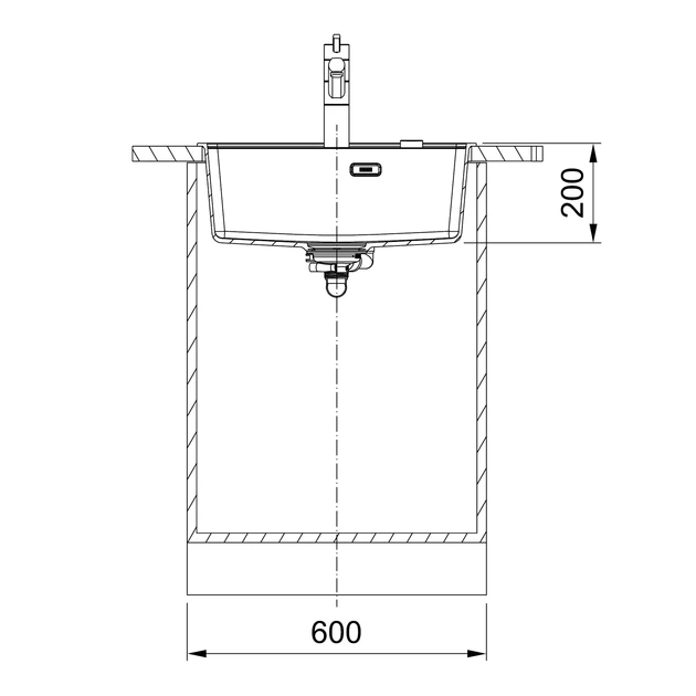 Кухонна мийка Franke MRG 610-52 TL 114.0668.868 сірий камінь - зображення 3