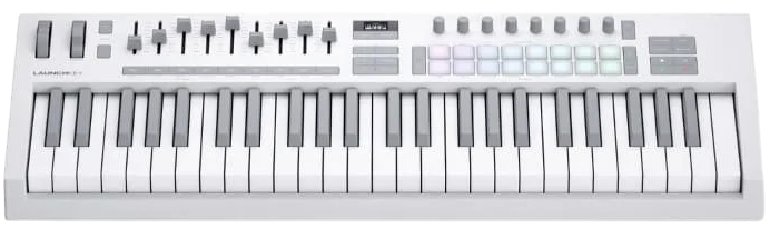 MIDI-клавіатура Novation Launchkey 49 MK4 Біла - зображення 2