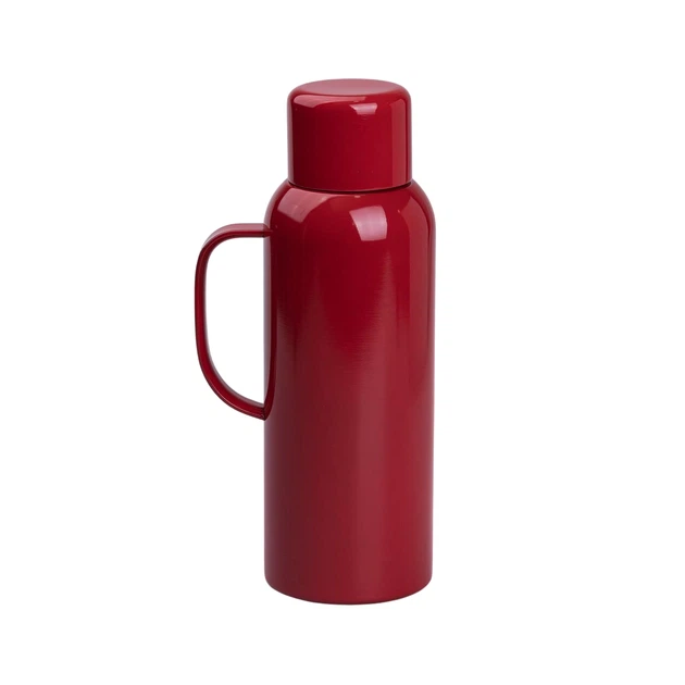 Термос Yiwu HP-14-55R Red 820 мл с датчиком температуры и клапаном (107-80-HP-14-55R) - изображение 5