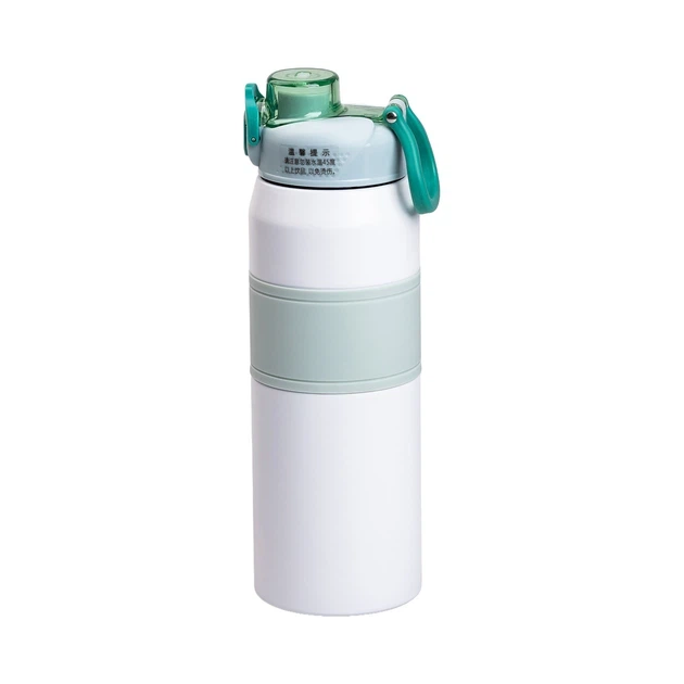 Термос Yiwu Sport HP-14-6M м'ятний 800 мл з мундштуком та ручкою (107-80-HP-14-6M) - зображення 3